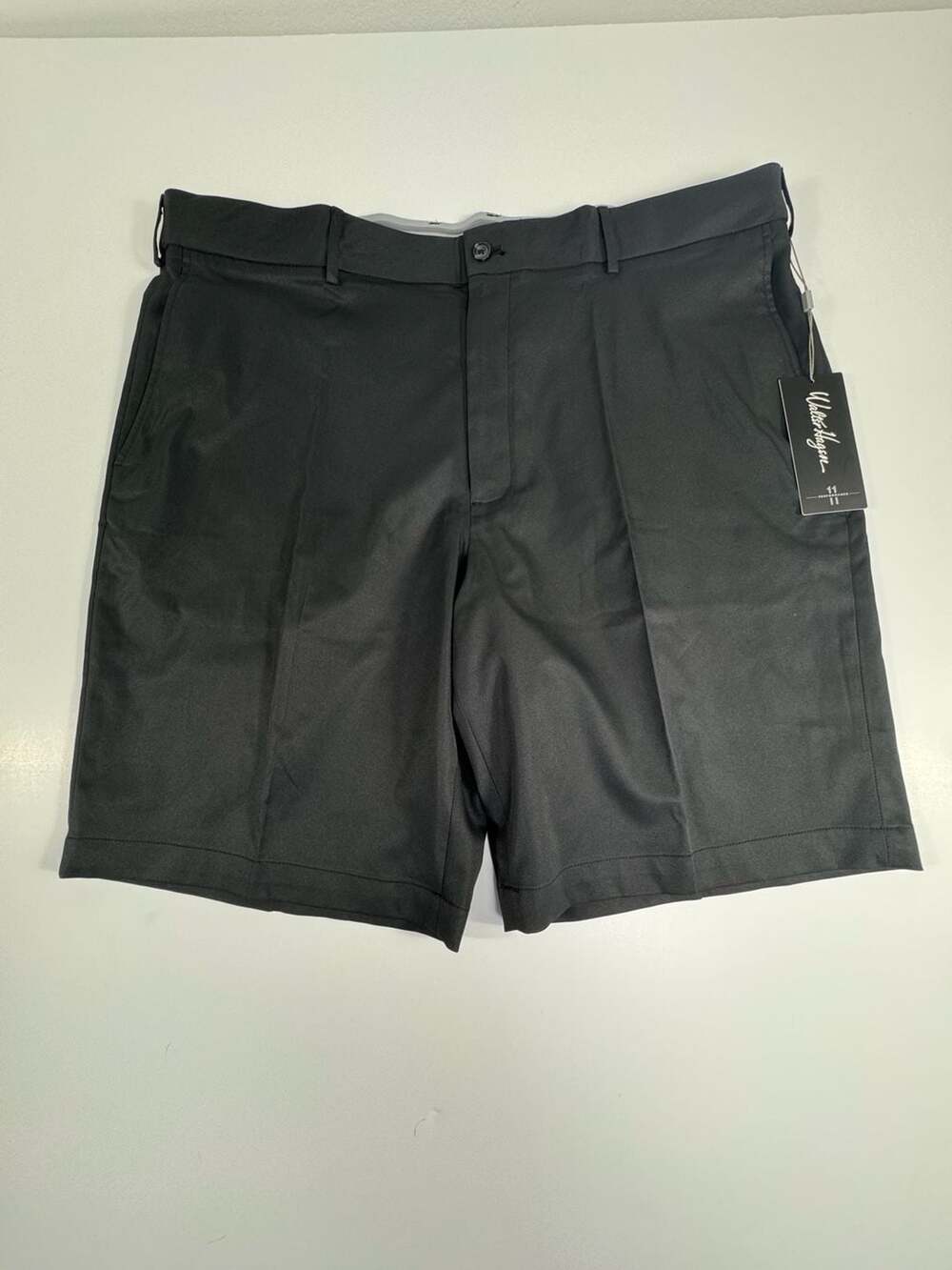 NWT-Walter Hagen P11 10" Black Golf Shorts Mens Size 42 New With Tags